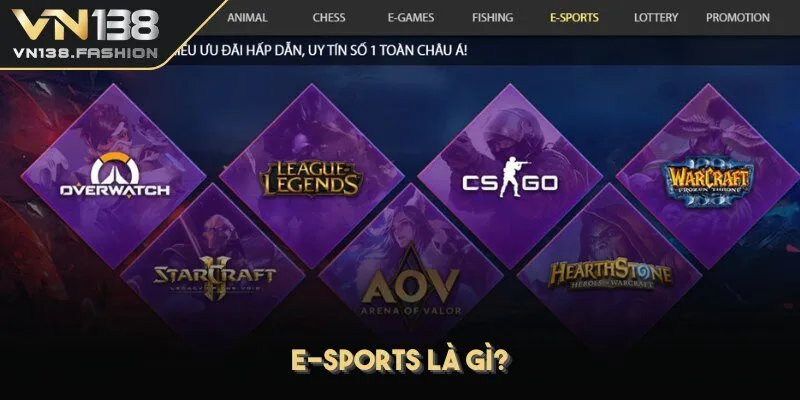 Tìm hiểu sơ bộ về E-sports là gì